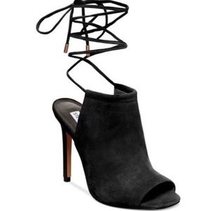 Steve Madden Sophie Black Lace Up Heels